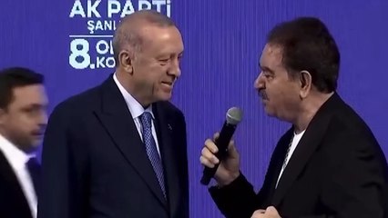Bu kez Şıvan Perver yok! İbrahim Tatlıses Erdoğan'a şarkı söyledi