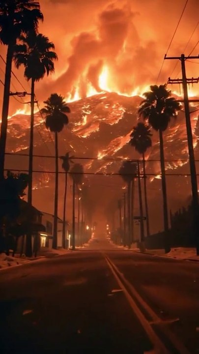 Los Angeles wildfire Almost everything is burned how impossible #losangeles#USA#wildfire
