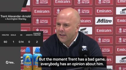 Intense criticism is huge compliment for Alexander-Arnold - Slot