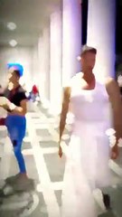 Girls Imitating Bodybuilder Style