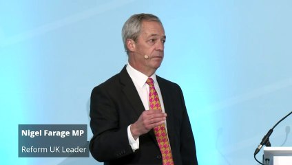Farage calls for inquiry into grooming gangs at conference