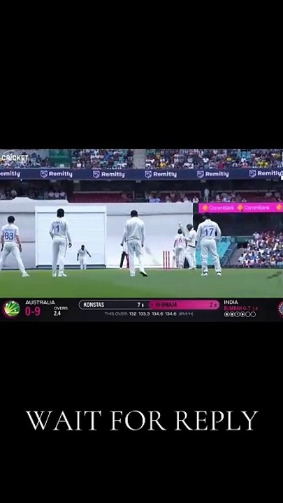 BUMRAH VS KONSTAS | BGT CLIPS | MS WRITES | 