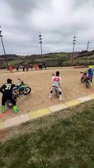 Partenza della 100 km dei campioni