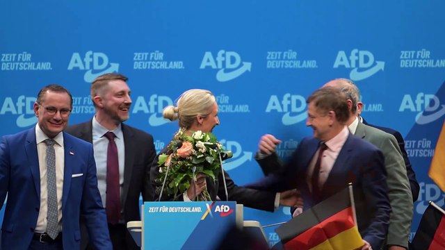 Alice Weidel y Olaf Scholz, candidatos oficiales de AfD y SPD para las elecciones alemanas