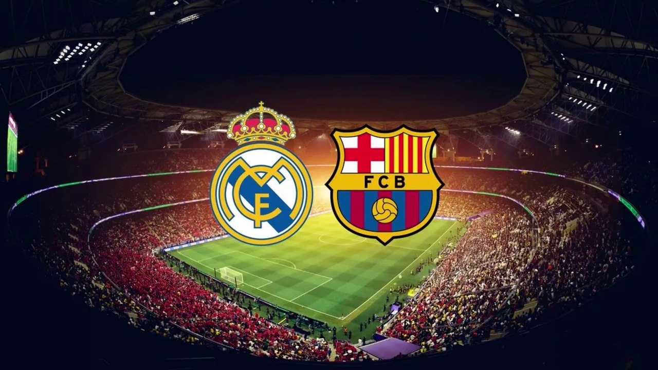 Avant match Réal Madrid - FC Barcelone ( Finale de la Supercoupe d'Espagne )