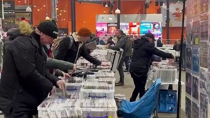 Leeds Record Fair at Kirkgate Market in full swing