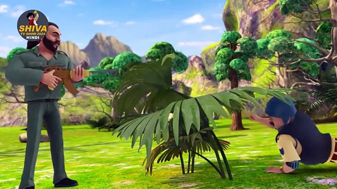 The Terrorist | शिवा | Full Super Episode 56 | Funny Action Cartoon | Shiva TV Show 2024 Hindi