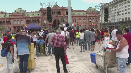 Los venezolanos en Argentina anhelan un cambio tras la inauguración de Maduro