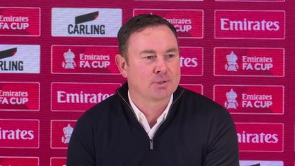 Morecambe's Derek Adams reaction to FA Cup exit after Chelsea hammering