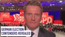 German election contenders revealed