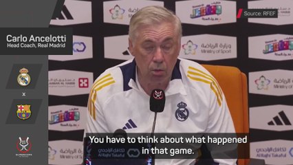 Ancelotti urges Real to not repeat El Clasico mistakes