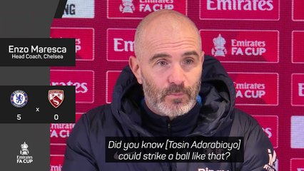 Maresca never doubted Tosin's goalscoring ability