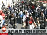 Inicia caravana motorizada antifascista en respaldo a la juramentación del Pdte. Nicolás Maduro