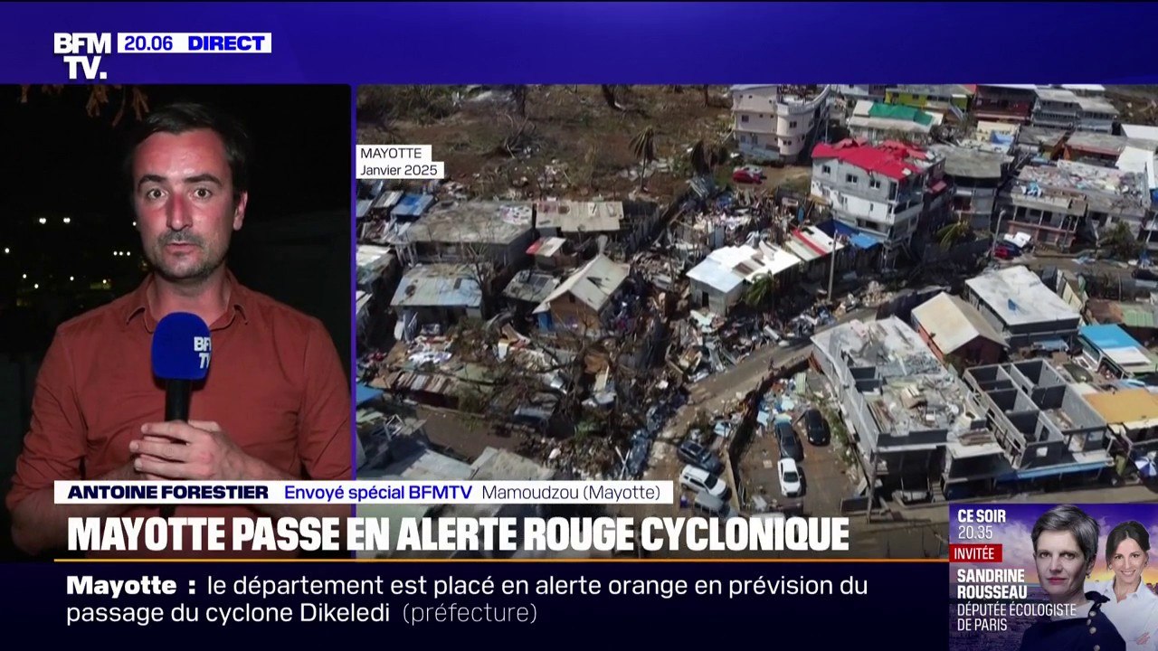 Mayotte: l'alerte rouge est déclenchée sur l'archipel, à l'approche du cyclone Dikeledi