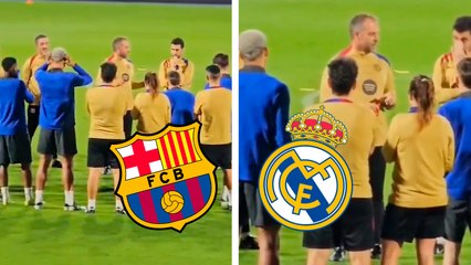 Hansi Flick planea su primera final en la Supercopa de España y reúne al equipo para cerrar filas