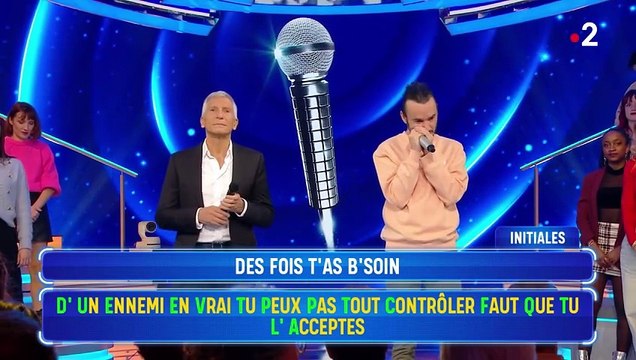 Benoît atteint la deuxième place du podium des meilleurs Maestros de N'oubliez pas les paroles, à égalité avec Laurens.