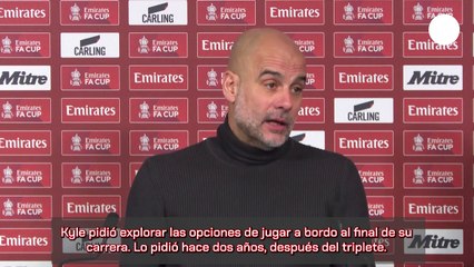 Guardiola suelta el 'bombazo': "Kyle Walker me pidió irse hace dos días..."