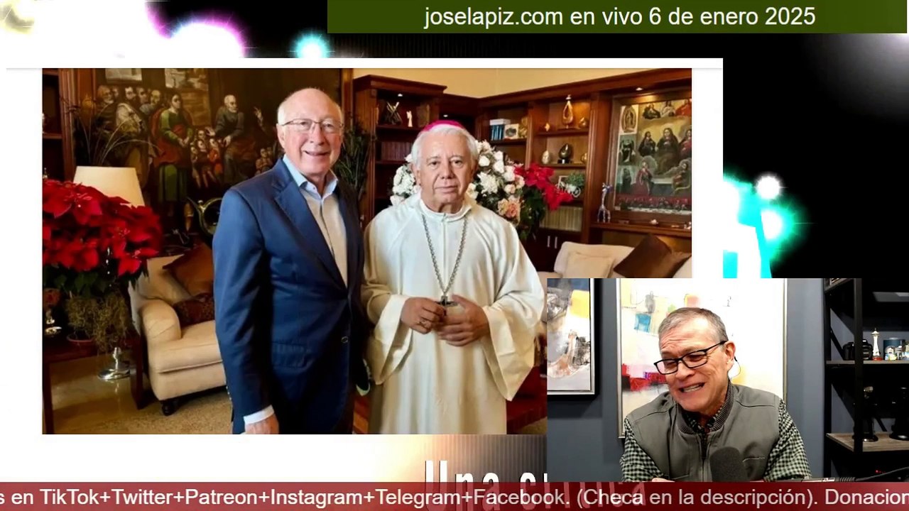 ¡No lo vas a creer! Ken Salazar fue a despedirse del obispo rata Ramón Castro