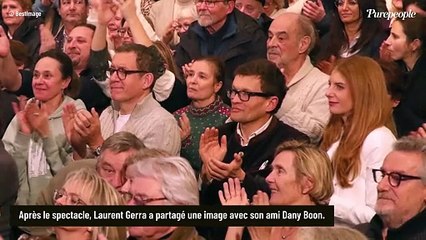 Bernard Lavilliers et sa discrète femme Sophie, Sylvain Tesson et sa compagne... tous présents pour Laurent Gerra
