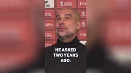 Pep reveals Walker's exit demand