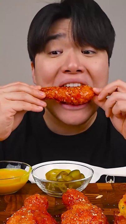 Fried chicken & cheese stick & burger #shorts
