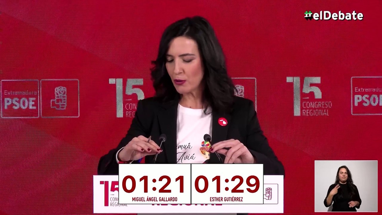 Miguel Ángel Gallardo seguirá al frente del PSOE de Extremadura tras ganar las primarias