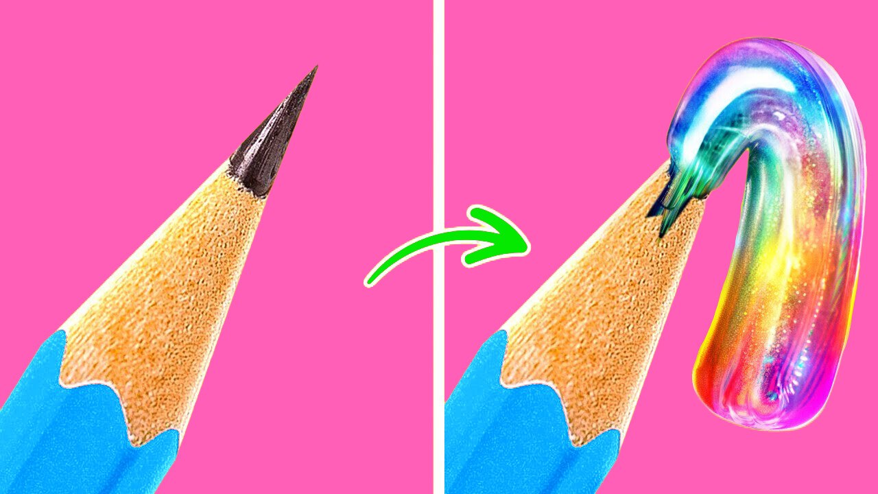 ASTUCES SCOLAIRES & FOURNITURES SCOLAIRES DIY | Défi d'Art Étudiant vs Enseignant par 123 Go Like!