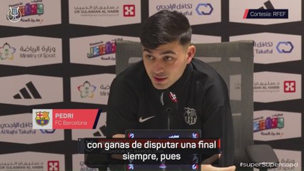 Pedri desmiente el presunto plante de los jugadores azulgranas a la selección por el 'caso Olmo'