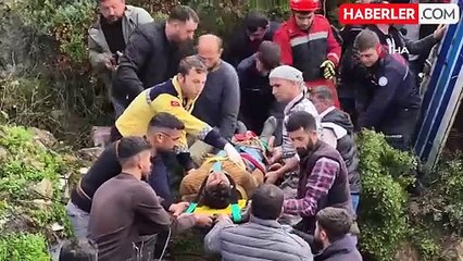 Bodrum'da Kamyonet Şarampole Yuvarlandı: 3 Yaralı