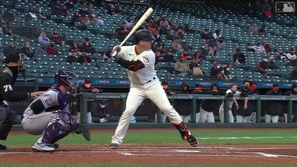 2021 SF Giants:  Rockies @ Giants (4/26/21)