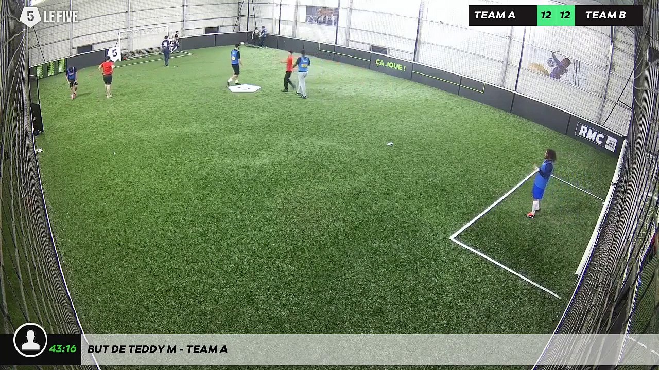 But de Teddy M - Team A