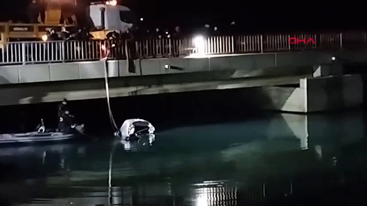 Adana'da otomobiliyle baraj gölüne düşen enerji şirketi çalışanının cansız bedenine ulaşıldı (2)