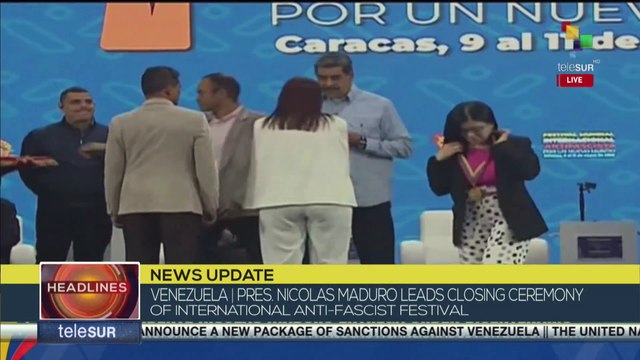 Venezuela | Pres. Maduro awards to those sanctioned by U.S. and Europe