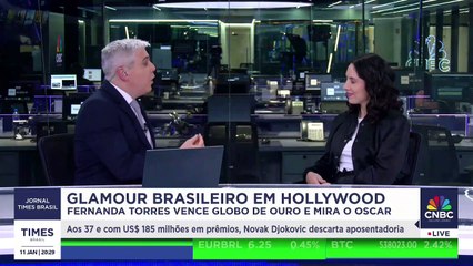 Glamour brasileiro em Hollywood: Fernanda Torres mira Oscar; Barbara Demerov comenta