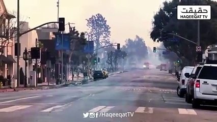People in Los Angeles Leaving Their Homes as Situation Develops