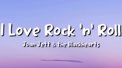 JOAN JETT - I LOVE ROCK & ROLL (LYRIC VIDEO PERFORMED BY JEFF LUPUS)