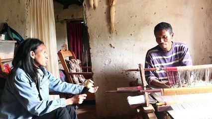 Le tissage de la soie à Madagascar