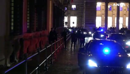 Roma, Zelensky a Palazzo Chigi per l'incontro con Meloni