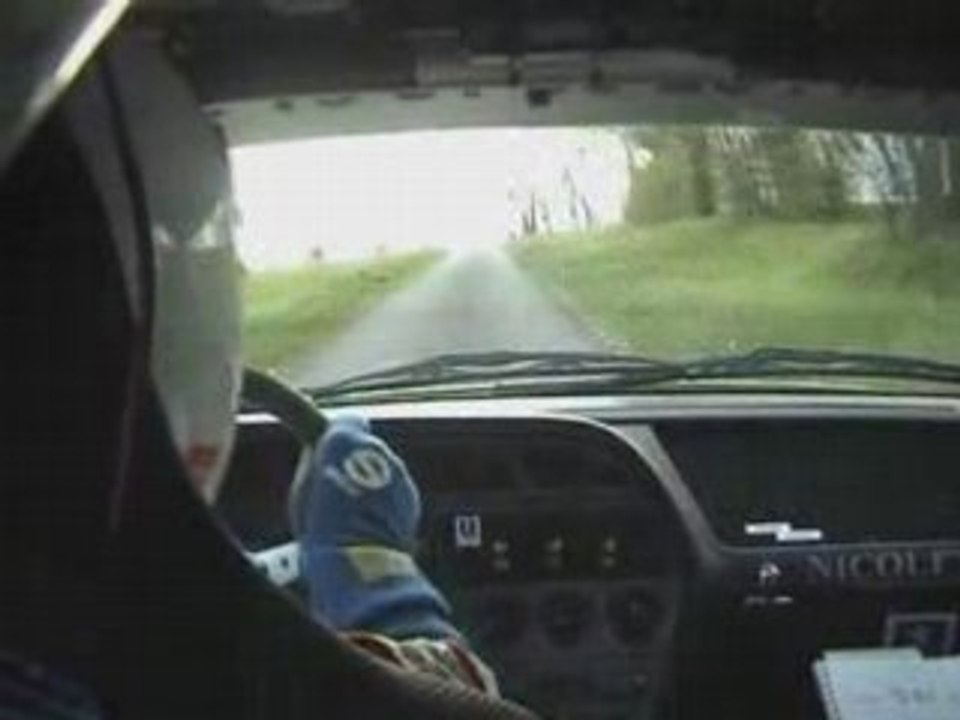 surin rallye de la suisse normande 2008 ES3