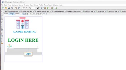 (Intro 0 )Build a Complete Hospital Management System in Java: GUI, File Handling, and DSA