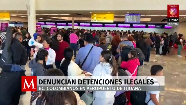 Migrantes colombianos detenidos ilegalmente en Tijuana, denuncia activista