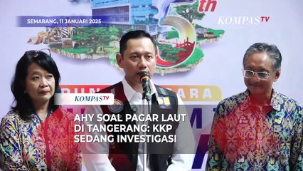 AHY Bicara soal Pagar Laut 30 Km di Perairan Tangerang