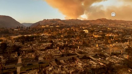 Los Angeles'ta orman yangını: Ölü sayısı 16'ya yükseldi