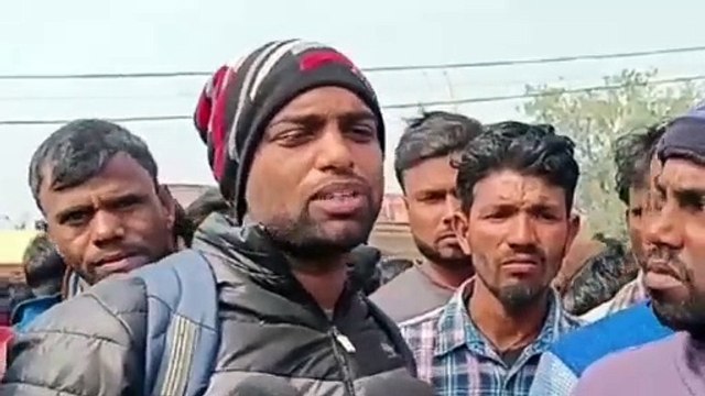 धनबाद में सड़क हादसे में बाइक सवार की मौत,आक्रोशित लोगों ने किया सड़क जाम