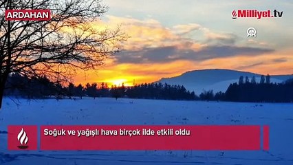 Soğuk ve yağışlı hava birçok ilde etkili oldu