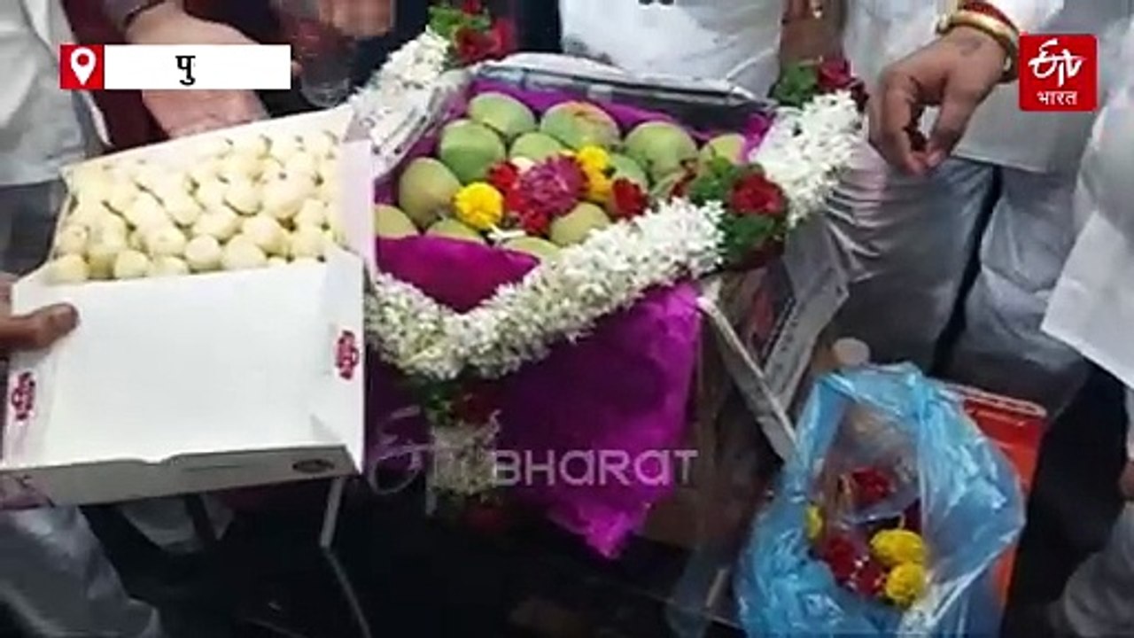मोसमातला पहिला आंबा पुण्यातील मार्केट यार्डात दाखल; मिळाला 'एवढा' भाव