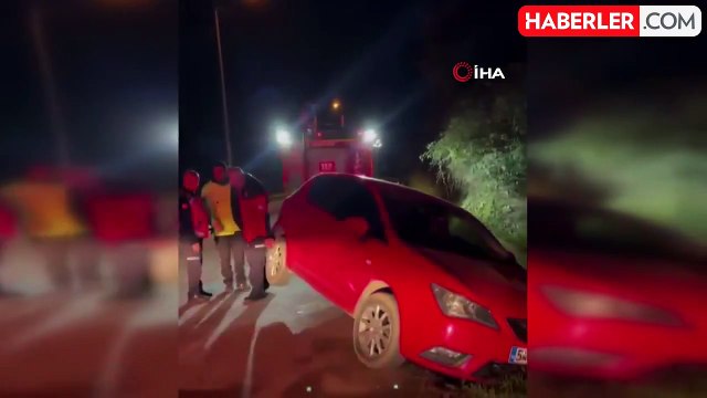 Alkollü Kadın Sürücü, Ters Yön Kaza Yaptı