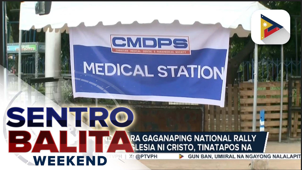 Paghahanda para gaganaping "National Rally for Peace" ng Iglesia ni Cristo, tinatapos na; Pasok sa mga tanggapan ng gobyerno at klase sa Manila at Pasay City bukas, suspendido