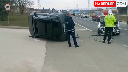 Bilecik'te Trafik Kazası: Bir Sürücü Yaralandı