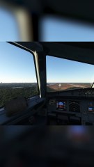 Cockpit View Touchdown Saudia A320neo Landing at Ottawa Macdonald-Cartier International, Canada